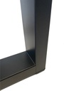 Kovové nohy K stolu Loft Industrial čierne 60x72 cm Profil 4x2cm 2 ks Značka Drewik