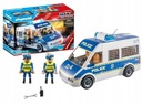 PLAYMOBIL Transporter policyjny ze światłem i dźwiękiem Płeć chłopcy dziewczynki