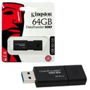 Флеш-накопитель KINGSTON DT100 G3 USB 3.1 64 ГБ
