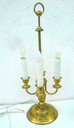 Lampa gabinetowa stojąca z abażurem ,na 4 żarówki Kolekcja Rustica