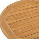 Záhradný drevený konferenčný stolík na terasu Balkón Hmotnosť (s balením) 22.05 kg