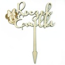 ТОПЕР НА ТОРТ СВЯТОЕ КРЕЩЕНИЕ, ИМЯ МЫШКА