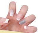 PRESS ON NAILS TIPSY 24 голографический французский блеск