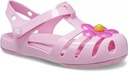 САНДАЛИИ CROCS ДЛЯ ДЕВОЧКИ ISABELLA CHARMS PINK GIRLS размер 22,5