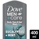 Dove Men+Care Eucalyptus+Mint Sprchový gél 400ml Značka Dove