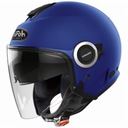 Мотоциклетный открытый шлем AIROH Helios Blue Matt - S