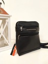 Pierre Cardin taška pánska poštárka čierna Dominujúci vzor bez vzoru