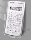 Белый научный калькулятор 2 линии 240 функций Школа