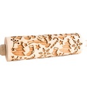 Świąteczny wałek do ciasta z grawerem wzory