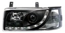 LAMPY P. DAYLIGHT VW T4 90-03 CZARNE Wersja Europejska