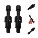 1PAIR UNIVERSAL МОТОЦИКЛ SIDE MIRROR MOUNT ALUMINUM ALLOY ЧЕРНЫЙ RISER  фото 10