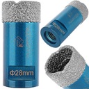 АЛМАЗНАЯ КОРОНКА ДЛЯ керамогранита 28MM RASTOOL ПРЕМИУМ КАЧЕСТВА