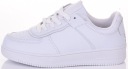 КЛАССИЧЕСКИЕ СПОРТИВНЫЕ ОБУВИ ЖЕНСКИЕ FORCE, БЕЛАЯ КОЖА
