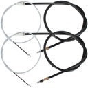 2X LINKA HAMULCA RĘCZNEGO RENAULT LAGUNA II 2 2001