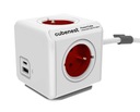 Cubenest PowerCube Extended USB A+C PD 20 Вт 1,5 м Красный