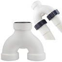 ZŁĄCZKA WĘŻA RURY BASENOWEJ ROZDZIELACZ TRÓJNIK BASENU 38MM Z GWINTAMI 60MM