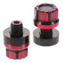 STURDY PLUGS DO ANSWERS NA MIRRORS MOTORCYCLE ZE STABILNYM PODPARCIEM RED  photo 5