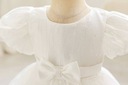 Elegantné šaty s čipkovanou mašličkou pre dievčatko TT082Y Dominujúca farba viacfarebná