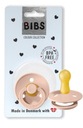 Соска BIBS HEVEA 6+ SOOTHING RUBBER BLUSH M