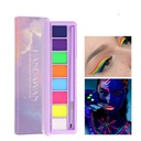 12 UV Fluorescenčné farebné Eyelinery Sada C Druh v ceruzke