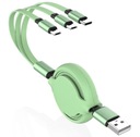 Кабель REWELLED USB-кабель для быстрой зарядки через разъемы microUSB/Lightning/USB-C