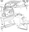 TOPE DE SUSPENSION TOPE DE SUSPENSION GOMA DE TAPA DE MALETERO VW POLO 6N 3 DERBY VENTO 