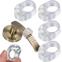 4x ODBOJNIK OGRANICZNIK SILIKONOWY NA KLAMKĘ DRZWI