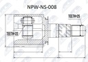 MUÑÓN INTERIOR DERECHA NFINITI EX35/37 07- 