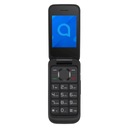 Черный телефон ALCATEL 2057 с двумя SIM-картами