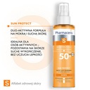 Pharmaceris S SUN PROTECT Suchy olejek do ciała SPF 50+ Produkt nie zawiera alkoholu parabenów substancji zapachowych