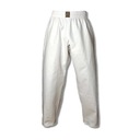 Белые тренировочные брюки для каратэ, 100% хлопок. 160 см