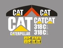 Наклейки CAT/CATERPILLAR 318CL