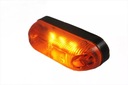 СВЕТОДИОДНЫЙ ГАБАРИТНЫЙ ФОНАРЬ 12/24 ОРАНЖЕВЫЙ ОВАЛ ЛЮБЛИН
