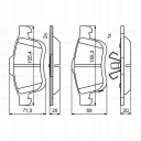 PLAQUETTES FREIN BOSCH 0986494801 77366915 FIAT 500L 13- AVANTphoto 16