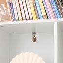 Стоячая книжная полка, книжный шкаф, шкаф для игрушек для детского сада KMB55-W