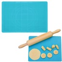 MATA STOLNICA SILIKONOWA Z PODZIAŁKĄ NIEBIESKA