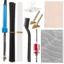 НАБОР ДЛЯ СВАРКИ ПЛАСТИКА СВАРОЧНЫЙ АППАРАТ ПАЯЛЬНИК 80 Вт СЕТОЧНАЯ СВЯЗКА TECHREBAL