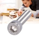 BOULONS BOUCHONS GNIAZD SZESCIOKATNE M6X30 30SZT ACIER INOXYDABLE A2 70 DIN 912photo 6