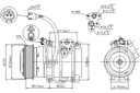 COMPRESSOR AIR CONDITIONER MITSUBISHI PAJERO III 3.0/3 photo 2 - milautoparts-fr.ukrlive.com