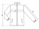 Bunda Malfini Jacket, fleece MLI-50123 L Hmotnosť (s balením) 1 kg