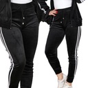 СПОРТИВНЫЕ БРЮКИ ЖЕНСКИЕ, ВЕЛЮРОВЫЕ, МОДНЫЕ, УДОБНЫЕ, ЭЛАСТИЧНЫЕ 40/42 L/XL 2126