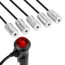 CABLE DE FIBRA ÓPTICA ILUMINACIÓN OTOCZENIA DIODO LUMINOSO LED RGB ILUMINACIÓN INTERIOR AUTO 6M APLIKACJA 