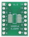 Универсальная переходная пластина SSOP16 PU03