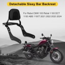 СПИНКУ ПАСАЖИРА Z BAGAZNIKIEM DO REBEL CMX1100 CMX1100T DCT 2021-2025 ОПИС  фото 6