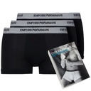 3 комплекта черных мужских боксеров Emporio Armani CC717-00120 L