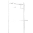 GARDEROBA MODUŁOWA NAŚCIENNA WIESZAK UBRANIA ODZIEŻ SKLEP 100x200 BIAŁA