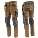 Мужские рабочие брюки стрейч, прочные, безопасные и безопасные для труда MONTER KHAKI