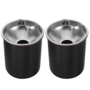 2 STUFF ZIELONEJ ASHTRAY CAR ZE STEEL STAINLESS STEEL Z POKRYWKA, WYTRZYMALA TACKA DO CAR  photo 7