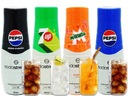 4x СИРОП КОНЦЕНТРАТА SODASTREAM 7UP MIRINDA PEPSI / MAX 9Л НАПИТОК с 440 мл