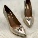 Ozdobne klipsy kokardki - TYMOTEO LOVE T09 ZŁOTE